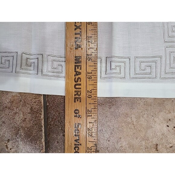 TAHARI HOME NAPKINS (8) WHITE SILVER BORDER  20 X 20 100% COTTON - Picture 6 of 7